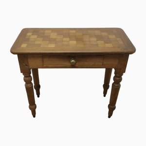 Victorian Pine Marquetry Writing or Side Table