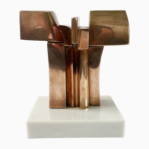 Jose Luis Sanchez, Abstrakte Skulptur, 1970er, Bronze