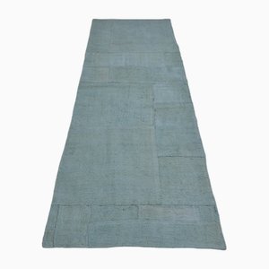 Tapis Vintage Turquise en Chanvre, 1960s