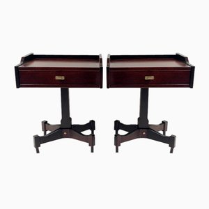 Italian Rosewood Nightstands by Claudio Salocchi for Sormani, 1960, Set of 2