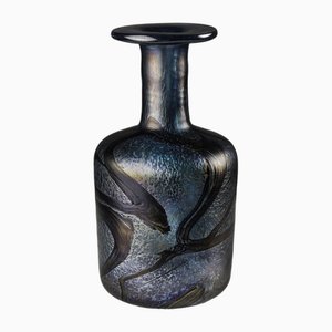 Schillernde Vase aus Glas