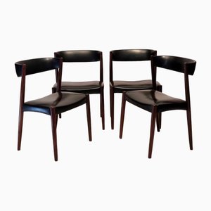 Skandinavische Stühle von Vejle Mobelfabrik, 1960, 4er Set