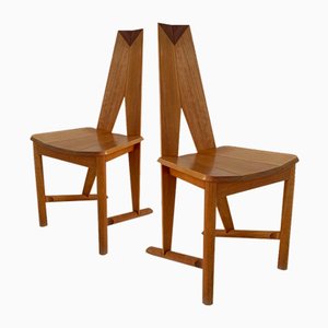French FCH1A Dining Chairs by Seltz, 1980, Set of 2