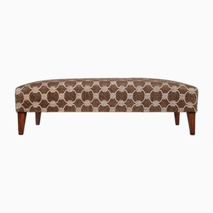 Bench in Wood and Fabric in the style of Gio Ponti, 1950s