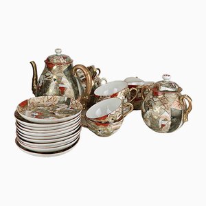 Service en Porcelaine Satsuma pour 12, Set de 25