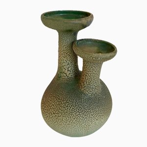 Jarrón Mid-Century de cerámica, Francia, años 70