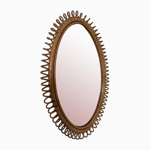 Specchio in vimini, Italia, anni '60