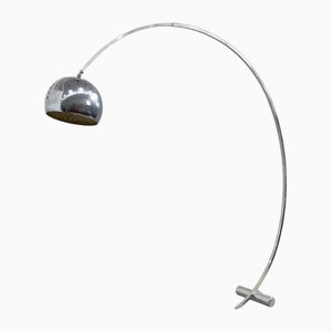 Lámpara de pie arqueada atribuida a Goffredo Reggiani, años 70
