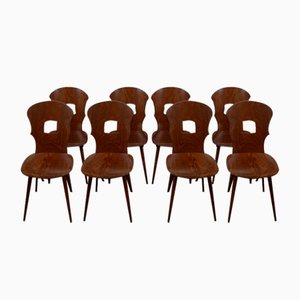 Gentian Bistro Chairs from Baumann, 1960s, Set of 8
