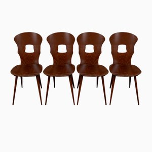 Gentian Bistro Chairs from Baumann, 1960s, Set of 4