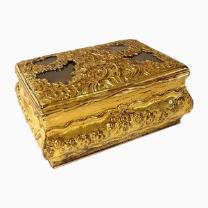 Small Late 18th Century Pomponne and Agate Box