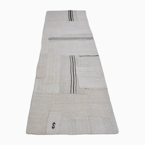 Tapis de Couloir en Chanvre Blanc, 1960s