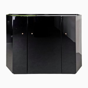Highboard in Black Lacquered Made Mod. Bramante K. Takahama for Studio Simon by Gavina 1974, Unkns