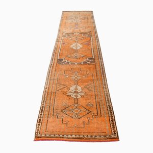 Tapis de Couloir Vintage Orange