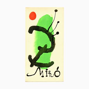 Joan Miró, Stencil for Berggruen et Cie, 1958, Pochoir Print