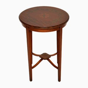 Edwardian Painted Satin Wood Occasional Side Table, 1900s