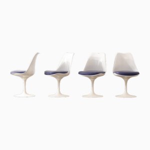 Chaises Tulip de Eero Saarinen pour Knoll International, Set de 4