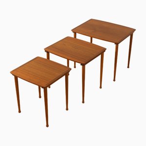 Tables Gigognes de Møbel Intarsia, 1960s