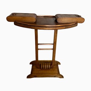 Smoker's Table in Copper and Wood, 1950s