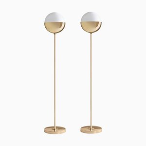 Brass 01 Dimmable 160 Floor Lamps by Magic Circus Editions, Set of 2