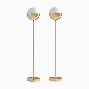 Brass 01 Dimmable 160 Floor Lamps by Magic Circus Editions, Set of 2