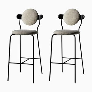 Set of Planet Bar Chairs by Jean-Baptiste Souletie