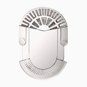 Olympischer Scena Spiegel aus Muranoglas von Nikolai Kotlarczyk