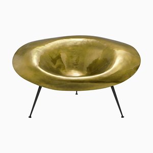 Gold Nido Chair by Imperfettolab