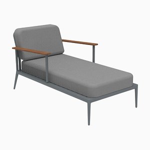 Nature Grey Divan Chaise Lounge by Mowee