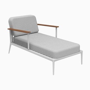 Nature White Divan Chaise Lounge by Mowee