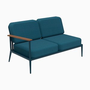 Nature Navy Double Right Modular Sofa by Mowee