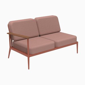 Nature Salmon Double Right Modular Sofa by Mowee