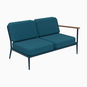 Nature Navy Double Left Modular Sofa by Mowee
