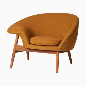 Fauteuil Fried Egg Left Ocre Foncé par Warm Nordic