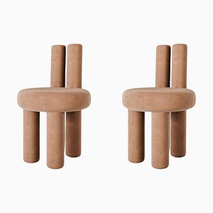 Set of Terracotta Salvador Chairs by Nelson Araujo