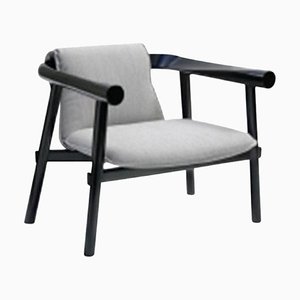 Fauteuil Altay en Tissu Noir par Patricia Urquiola