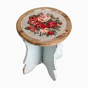 Sgabello Rose Wooden Stool by Yukiko Nagai