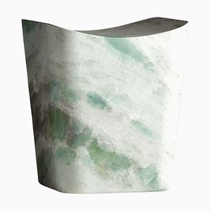 Tabouret Cono Pinta Verde par Marmi Serafini