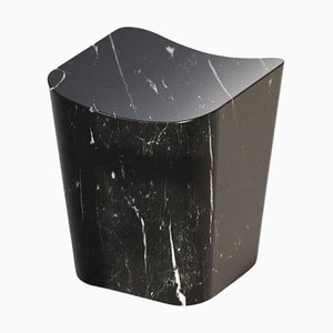 Grafite Cono Stool by Marmi Serafini