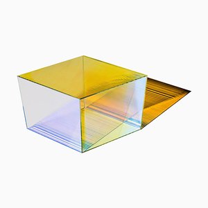 Mesa de centro Rho rectangular de vidrio de Sebastian Scherer
