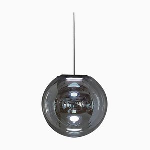 Lampada a sospensione Iris Globe 40 grigio argento di Sebastian Scherer