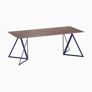 Steel Stand 200 Tisch aus Nussholz von Sebastian Scherer