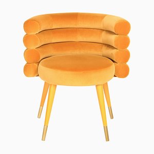 Mustard Marshmallow Dining Chair by Royal Stranger