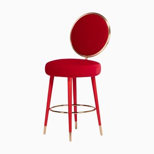 Graceful Counter Stool in Red by Royal Stranger