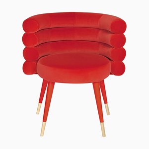 Red Marshmallow Dining Chair by Royal Stranger