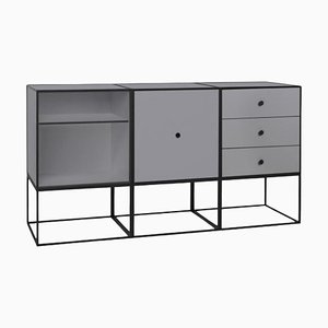 49 Dark Grey Frame Sideboard Trio von Lassen