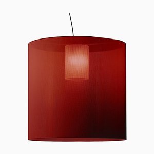 Lampe à Suspension Moaré X Rouge par Antoni Arola