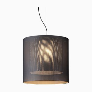 Gray Moaré Lm Pendant Lamp by Antoni Arola