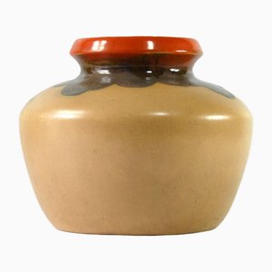 Art Deco Belgian Ceramic Vase, 1930s