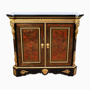 Mueble de soporte Napoleón III de madera de peral ennegrecida, siglo XIX